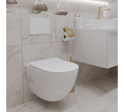  Подвесной унитаз Roxen Antares Bidet 530185-01X Rimless Soft Close с функцией биде