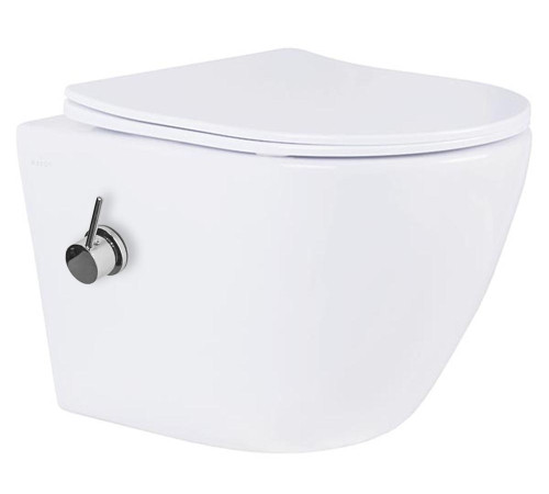 Подвесной унитаз Roxen Antares Bidet Tornado 530185-01XT Rimless Soft Close с функцией биде Подвесной унитаз Roxen Antares Bidet Tornado 530185-01XT Rimless Soft Close с функцией биде