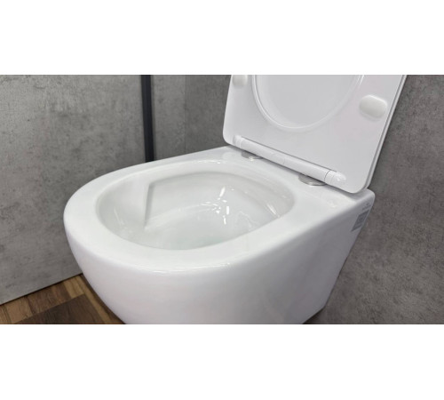 Подвесной унитаз Roxen Antares Tornado 530205-01 Rimless Soft Close Подвесной унитаз Roxen Antares Tornado 530205-01 Rimless Soft Close