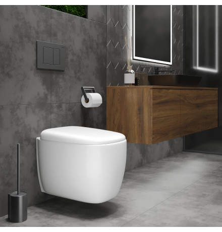 Подвесной унитаз Roxen Martin 530220-02 Rimless Soft Close