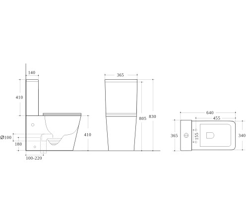 Напольный унитаз Roxen Amati Tornado 600165-01 Rimless Soft Close Напольный унитаз Roxen Amati Tornado 600165-01 Rimless Soft Close