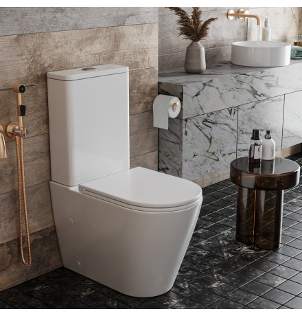 Напольный унитаз Roxen Wailet Tornado 600175-01 Rimless Soft Close