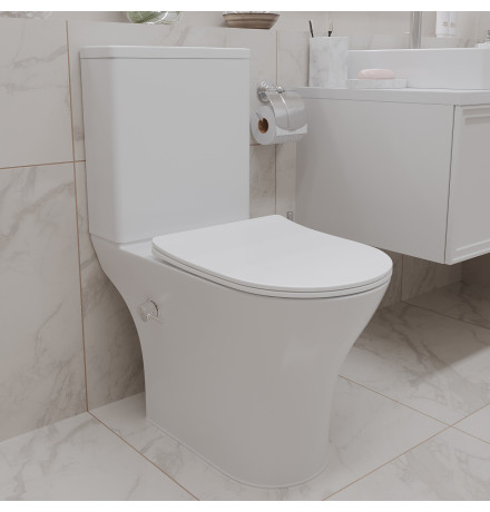 Напольный унитаз Roxen Urban Tornado Bidet 600190-01X Rimless Soft Close