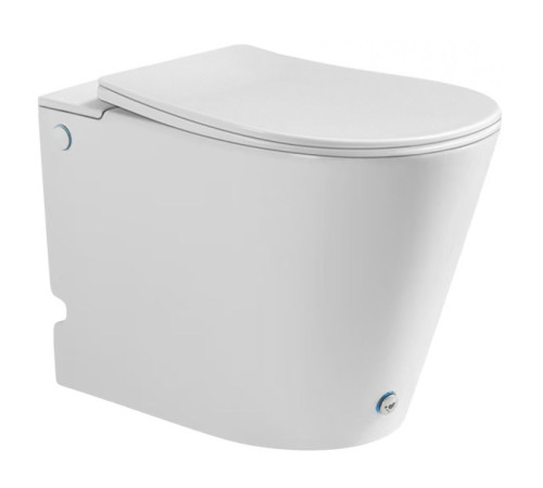 Приставной унитаз Roxen Turbo 620250-01 с импульсным смывом Приставной унитаз Roxen Turbo 620250-01 с импульсным смывом