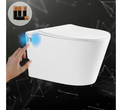 Подвесной унитаз Roxen Grown 620270-01 с импульсным смывом Подвесной унитаз Roxen Grown 620270-01 с импульсным смывом