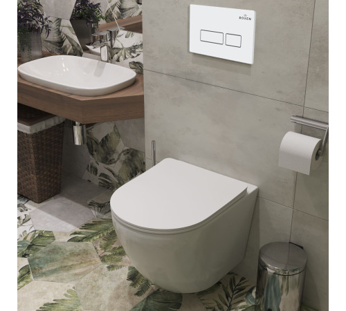 Инсталляция для подвесного унитаза 4 в 1 Roxen StounFix Dual Fresh 833336 с аромадозатором Инсталляция для подвесного унитаза 4 в 1 Roxen StounFix Dual Fresh 833336 с аромадозатором