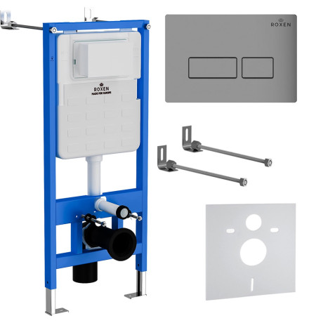 Инсталляция для подвесного унитаза 4 в 1 Roxen StounFix Dual Fresh 856831 с аромадозатором