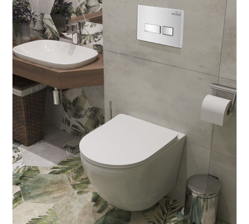 Инсталляция для подвесного унитаза 4 в 1 Roxen StounFix Dual Fresh 871161 с аромадозатором Инсталляция для подвесного унитаза 4 в 1 Roxen StounFix Dual Fresh 871161 с аромадозатором