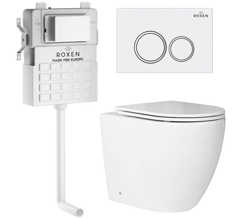 Система инсталляции для приставного унитаза 3 в 1 Roxen Attach 884103  Система инсталляции для приставного унитаза 3 в 1 Roxen Attach 884103