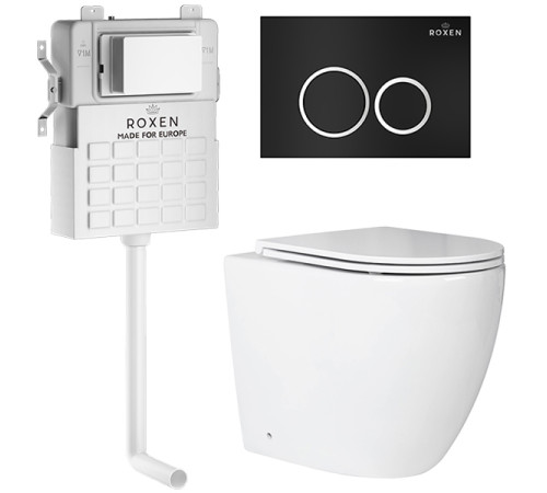 Система инсталляции для приставного унитаза 3 в 1 Roxen Attach 885069  Система инсталляции для приставного унитаза 3 в 1 Roxen Attach 885069