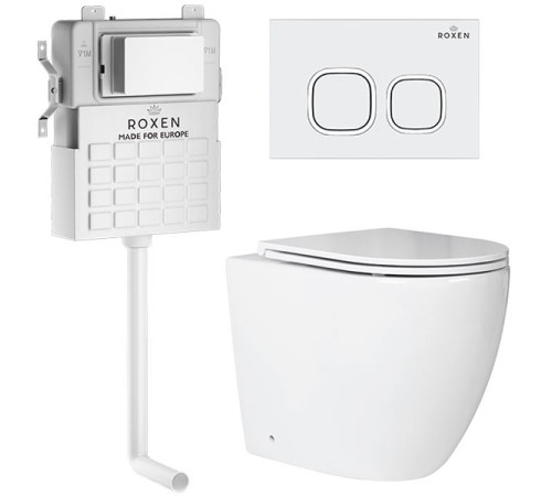 Система инсталляции для приставного унитаза 3 в 1 Roxen Attach 913184  Система инсталляции для приставного унитаза 3 в 1 Roxen Attach 913184