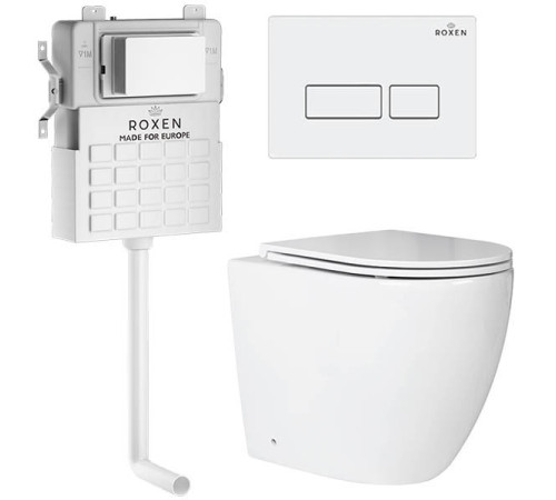 Система инсталляции для приставного унитаза 3 в 1 Roxen Attach 919394  Система инсталляции для приставного унитаза 3 в 1 Roxen Attach 919394