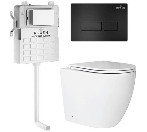 Система инсталляции для приставного унитаза 3 в 1 Roxen Attach 922094  Система инсталляции для приставного унитаза 3 в 1 Roxen Attach 922094