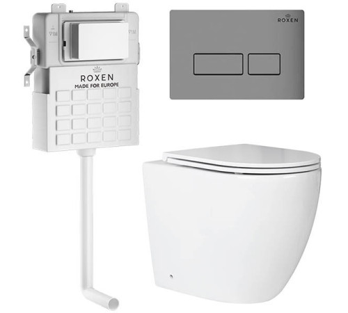 Система инсталляции для приставного унитаза 3 в 1 Roxen Attach 927084  Система инсталляции для приставного унитаза 3 в 1 Roxen Attach 927084