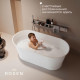 Ванна из искусственного камня Roxen Adel (200200-1575)