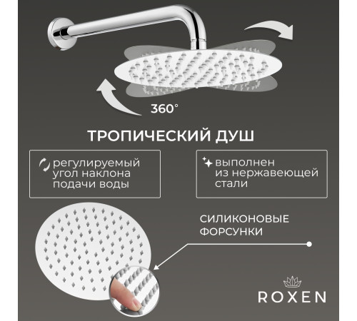 Душевая система скрытого монтажа Roxen Santi 50014000-CH