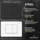 Кнопка для инсталляции Roxen Steel 420280WM