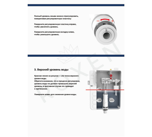 Инсталляция для подвесного унитаза 4 в 1 Roxen StounFix Dual Fresh 868400 с аромадозатором