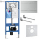 Инсталляция для подвесного унитаза 4 в 1 Roxen StounFix Dual Fresh 868404 с аромадозатором
