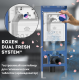 Инсталляция для подвесного унитаза 4 в 1 Roxen StounFix Dual Fresh 868404 с аромадозатором