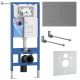 Инсталляция для подвесного унитаза 4 в 1 Roxen StounFix Dual Fresh 868405 с аромадозатором