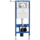 Инсталляция для подвесного унитаза 4 в 1 Roxen StounFix Dual Fresh 868405 с аромадозатором