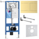 Инсталляция для подвесного унитаза 4 в 1 Roxen StounFix Dual Fresh 868408 с аромадозатором