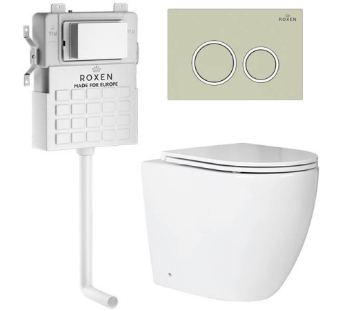 Комплект инсталляции для приставного унитаза 5 в 1 Roxen Attach 966911