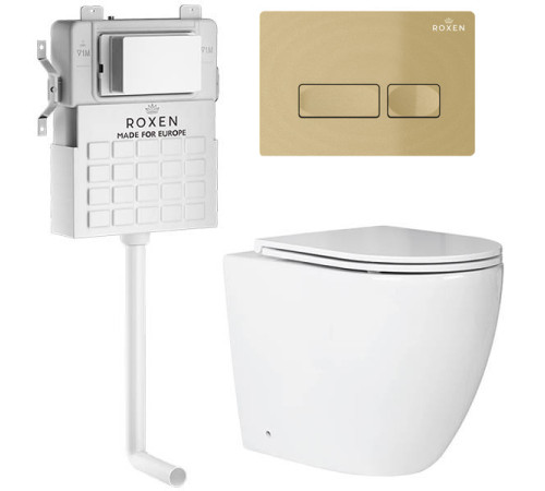Комплект инсталляции для приставного унитаза 5 в 1 Roxen Attach 967102 Комплект инсталляции для приставного унитаза 5 в 1 Roxen Attach 967102
