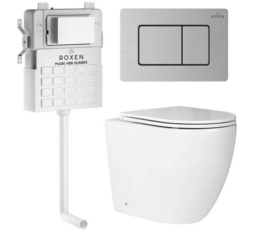Комплект инсталляции для приставного унитаза 5 в 1 Roxen Attach 968412 Комплект инсталляции для приставного унитаза 5 в 1 Roxen Attach 968412
