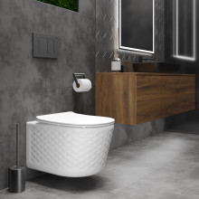 Подвесной унитаз Roxen Vine Tornado 530225-01 Rimless Soft Close