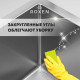 Комплект 2 в 1 (560105) Кухонная мойка Roxen Simple 560220-60B со смесителемKeit 500504GM-GR  600х480х220  графит
