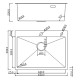 Комплект 2 в 1 (560108) Кухонная мойка Roxen Simple 560220-65B со смесителем Keit 500504GM-GR  650х480х220  графит