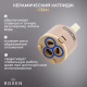 Комплект 2 в 1 (560109) Кухонная мойка Roxen Simple 560220-70B со смесителем Keit 500504GM-GR  700х480х220  графит