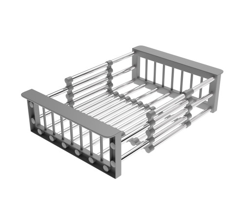 Комплект 2 в 1 (560137) Кухонная мойка Roxen Stage 560250-60 со смесителем Keit 500504NB-B  600х480х220  сатин