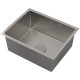 Кухонная мойка Roxen Uno 560210-54-GR с ролл-матом и дозатором  540х440х220  сатин зернистый
