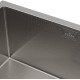 Кухонная мойка Roxen Uno 560210-54-GR с ролл-матом и дозатором  540х440х220  сатин зернистый
