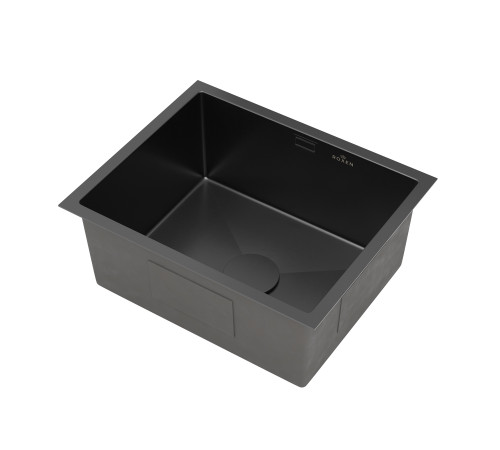 Кухонная мойка Roxen Uno 560210-54B с ролл-матом и дозатором графит Кухонная мойка Roxen Uno 560210-54B с ролл-матом и дозатором графит