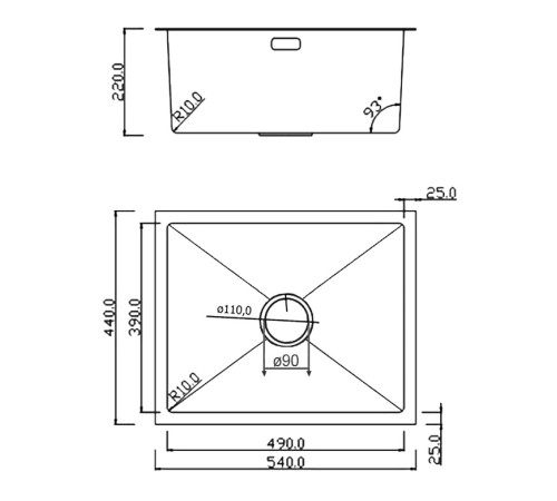 Кухонная мойка Roxen Uno 560210-54B с ролл-матом и дозатором графит Кухонная мойка Roxen Uno 560210-54B с ролл-матом и дозатором графит