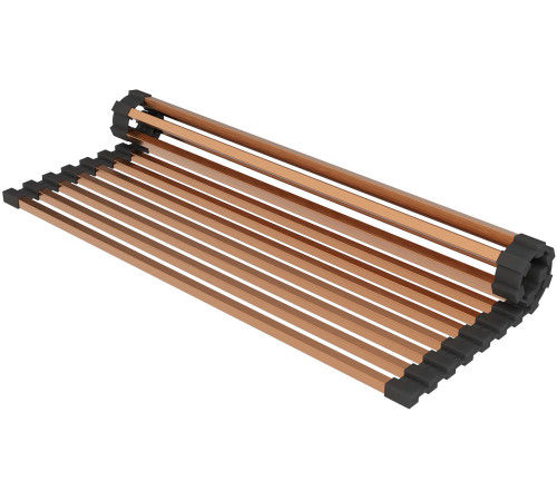 Кухонная мойка Roxen Uno 560210-54BR-GR с ролл-матом и дозатором  540х440х220  бронза зернистая