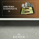 Кухонная мойка Roxen Uno 560210-54BR-V с ролл-матом и дозатором  540х440х220  бронза Volcanic
