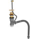 Кухонная мойка Roxen Uno 560210-54G-GR с ролл-матом и дозатором  540х440х220  золото зернистое