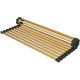 Кухонная мойка Roxen Uno 560210-54G-GR с ролл-матом и дозатором  540х440х220  золото зернистое