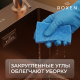 Кухонная мойка Roxen Simple 560220-50BR-GR с коландером и дозатором  500х480х220  бронза зернистая