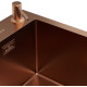 Кухонная мойка Roxen Simple 560220-50BR-V с коландером и дозатором  500х480х220  бронза Volcanic