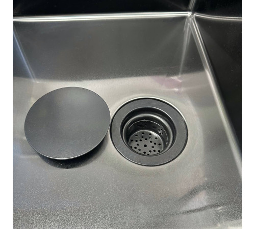 Кухонная мойка Roxen Simple 560220-55B с коландером и дозатором Кухонная мойка Roxen Simple 560220-55B с коландером и дозатором