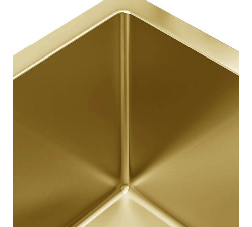 Кухонная мойка Roxen Simple 560220-60G с коландером и дозатором золото Кухонная мойка Roxen Simple 560220-60G с коландером и дозатором золото