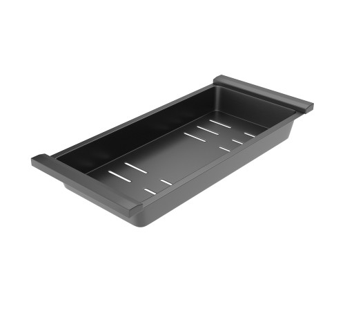 Кухонная мойка Roxen Stage 560250-60B в комплекте с держателем для ножей, двумя коландерами, разделочной доской и дозатором графит Кухонная мойка Roxen Stage 560250-60B в комплекте с держателем для ножей, двумя коландерами, разделочной доской и дозатором графит