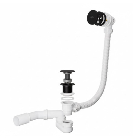 Сифон для ванны Roxen R70C-B Click-Clack с функцией верхней очистки