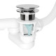 Сифон для ванны Roxen R70C-GM Click-Clack с функцией верхней очистки